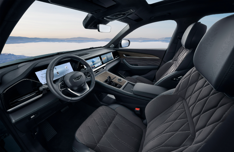 Hình ảnh xe Geely MONJARO Phiên bản Premium - Màu trắng 2025