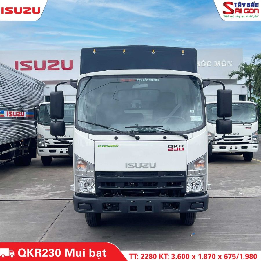 Hình ảnh xe ISUZU QKR230 MUI BẠT E5 2025