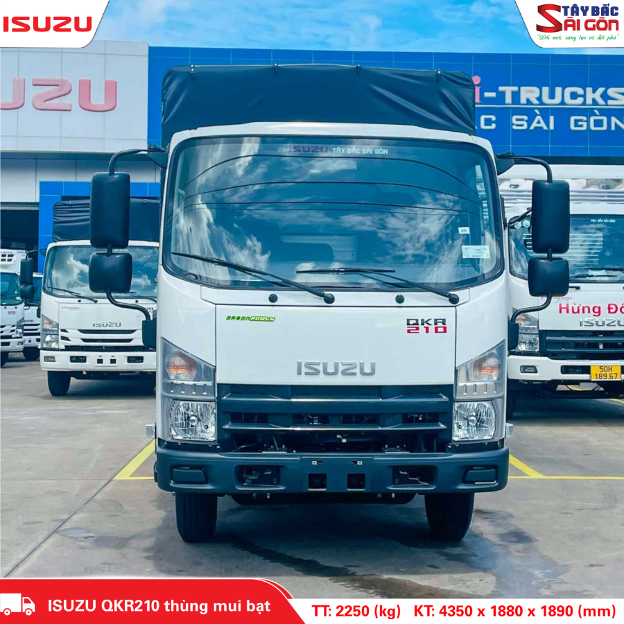 Hình ảnh xe ISUZU QKR210 MUI BẠT E5 2025