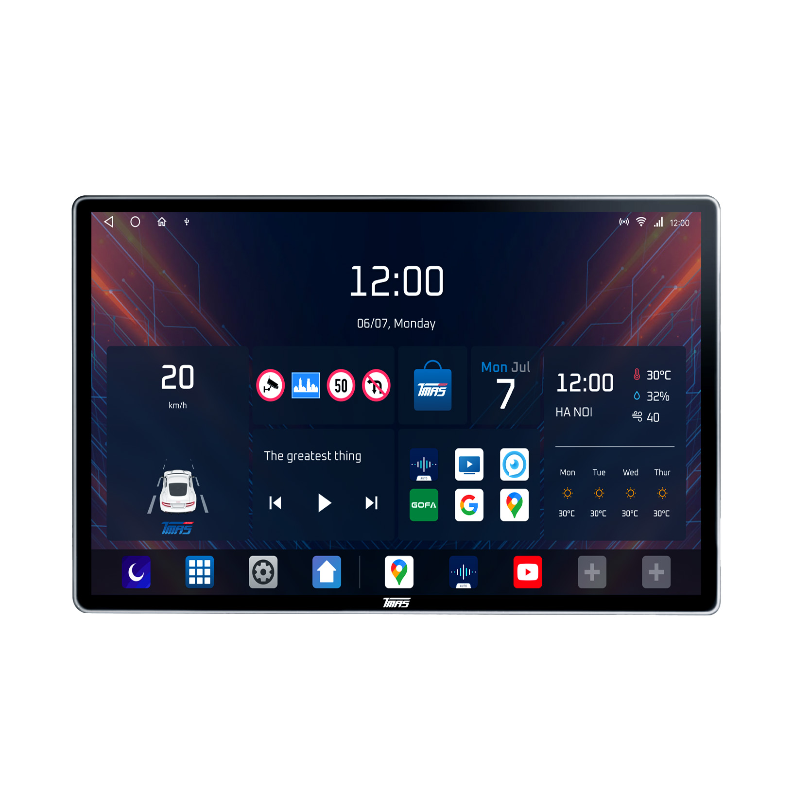 Hình ảnh phụ kiện Màn hình Android TMAS T600 MAX