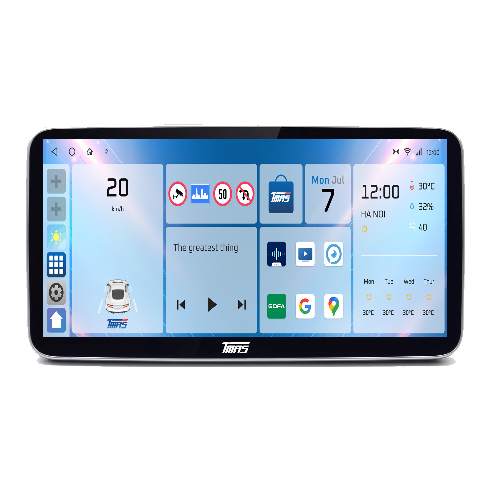 Hình ảnh xe Màn hình Android TMAS T600 PLUS