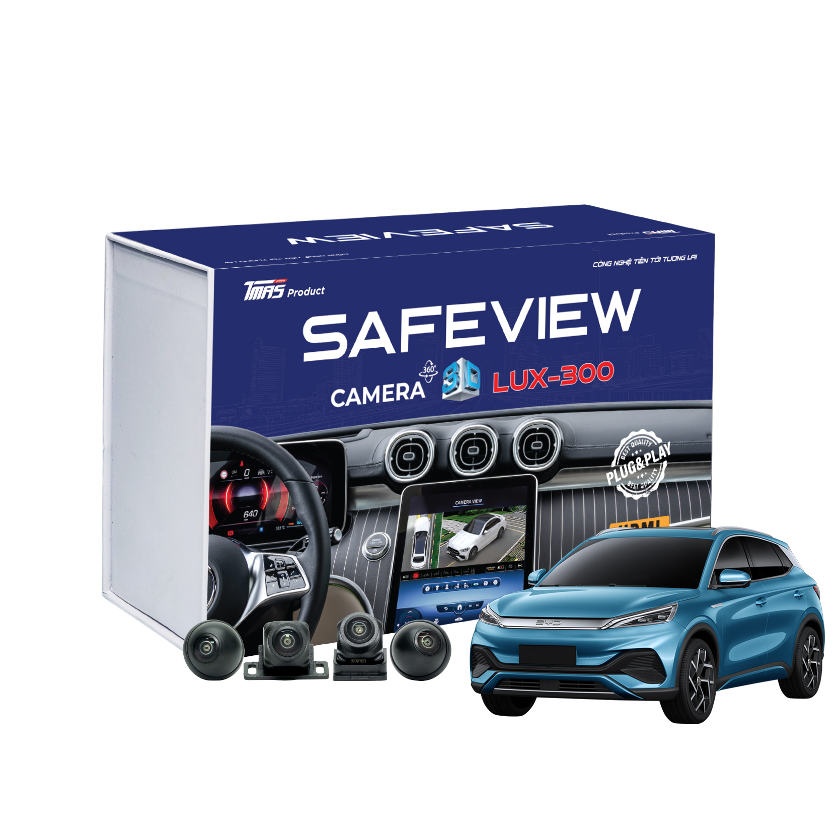 Hình ảnh xe Camera 360 SAFEVIEW LUX-300 dành riêng BYD ATTO 3
