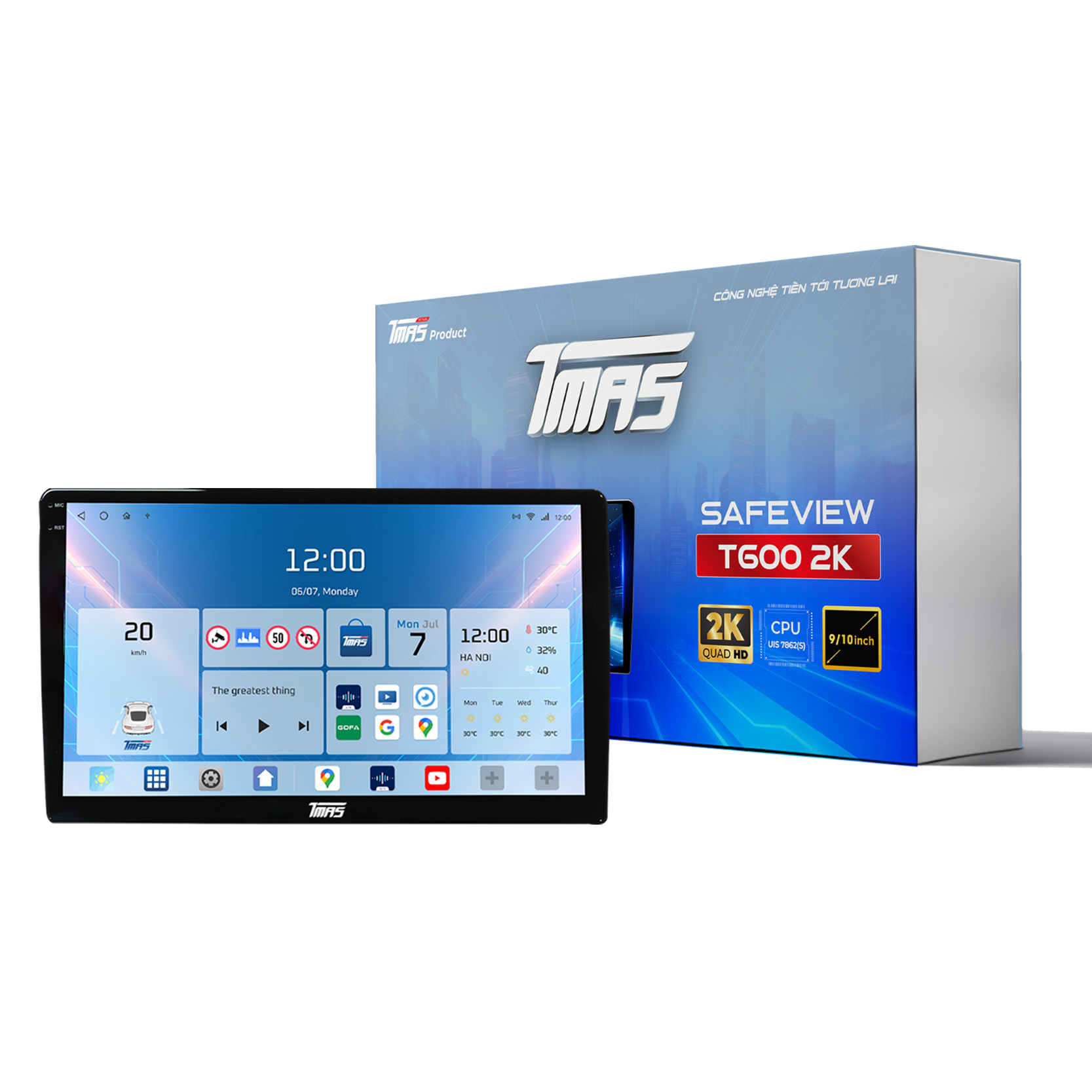 Hình ảnh xe Màn hình Android TMAS T600 2K