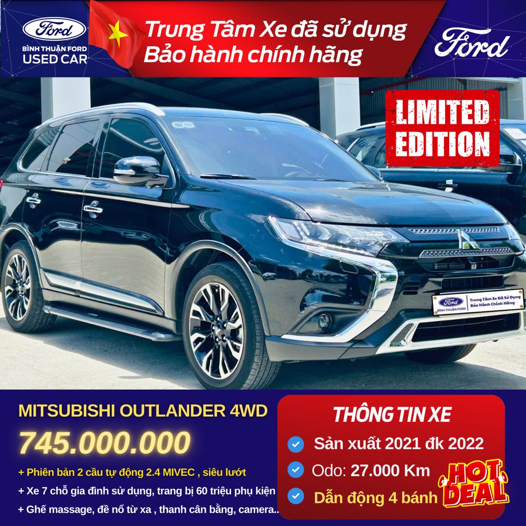 Hình ảnh xe MITSUBISHI OUTLANDER 2.4 PREMIUM 2021 27.000KM