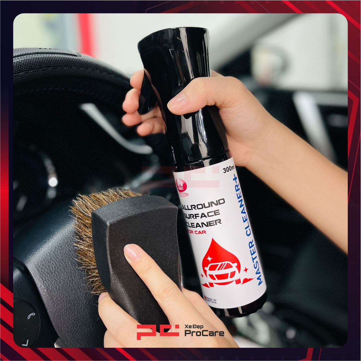 Hình ảnh xe Chai dung dịch Master Cleaner Plus vệ sinh ô tô đa năng - 300ml