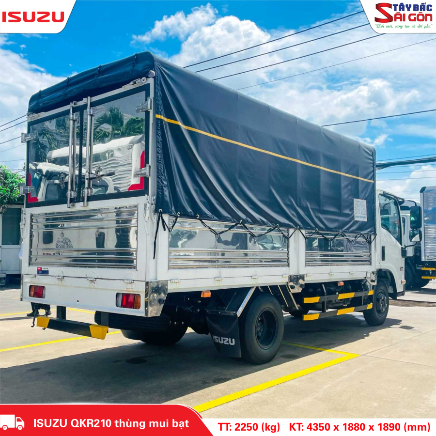 Hình ảnh xe ISUZU QKR210 MUI BẠT E5 2025