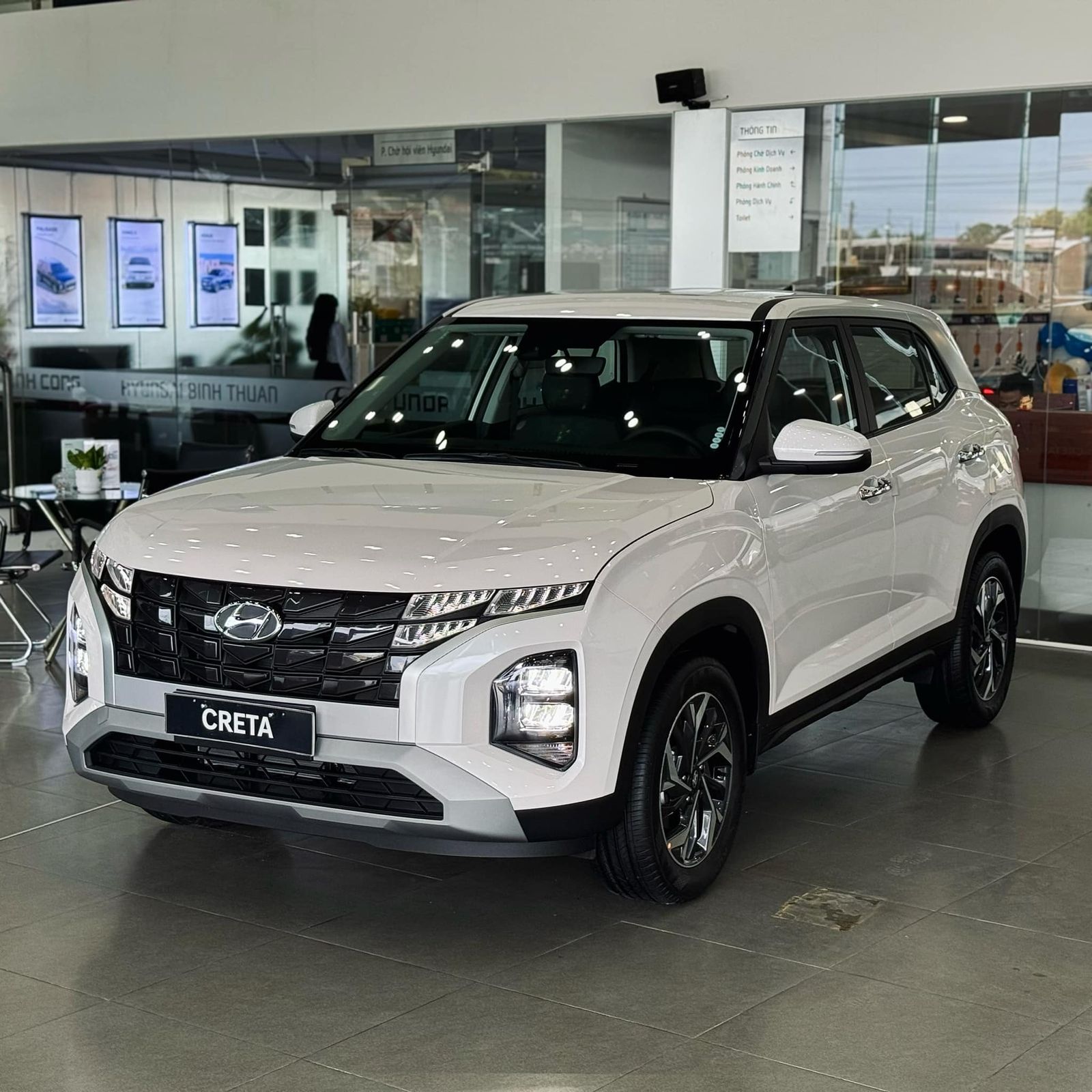 Hình ảnh xe HYUNDAI CRETA 2025 TRẮNG
