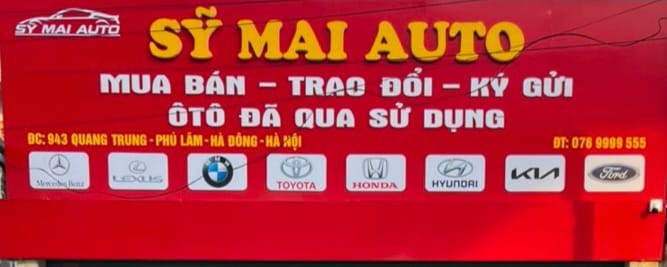 Banner cửa hàng SỸ MAI AUTO