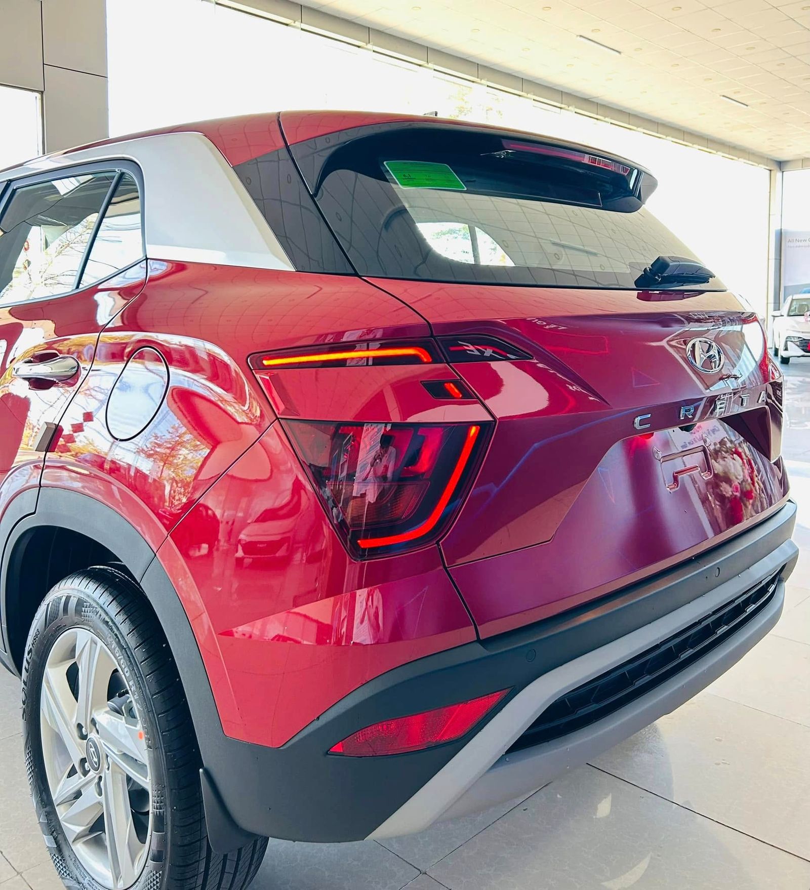Hình ảnh xe HYUNDAI CRETA TIÊU CHUẨN 2025 - ĐỎ