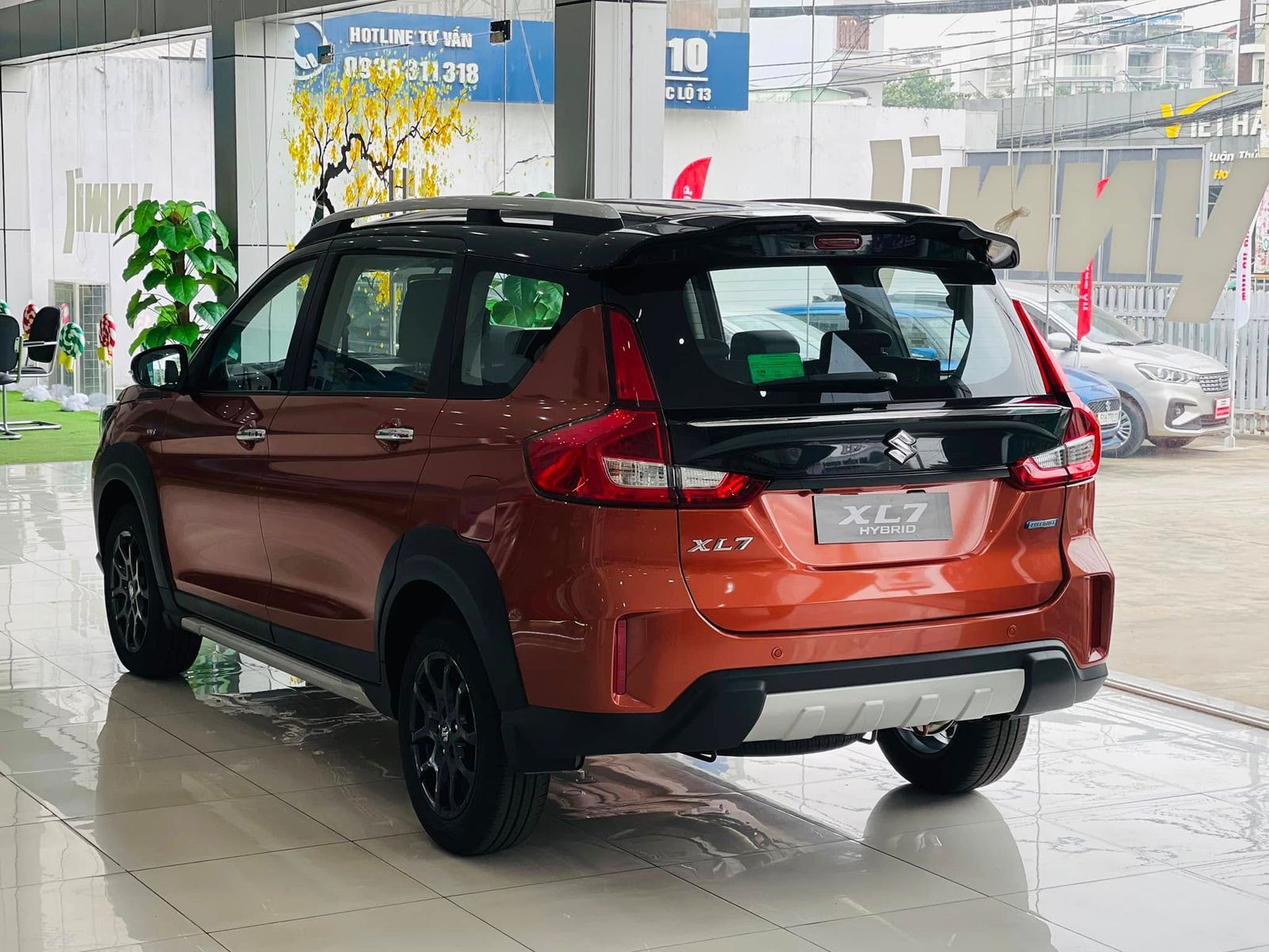 Hình ảnh xe SUZUKI XL7 HYBRID MÀU CAM - 7 CHỖ - NHẬP KHẨU - QUÀ TẶNG HƠN 70 TRIỆU