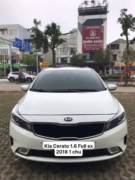 Hình ảnh xe Kia cerato 1.6 AT màu trắng sx 2018 đi 62.000 km