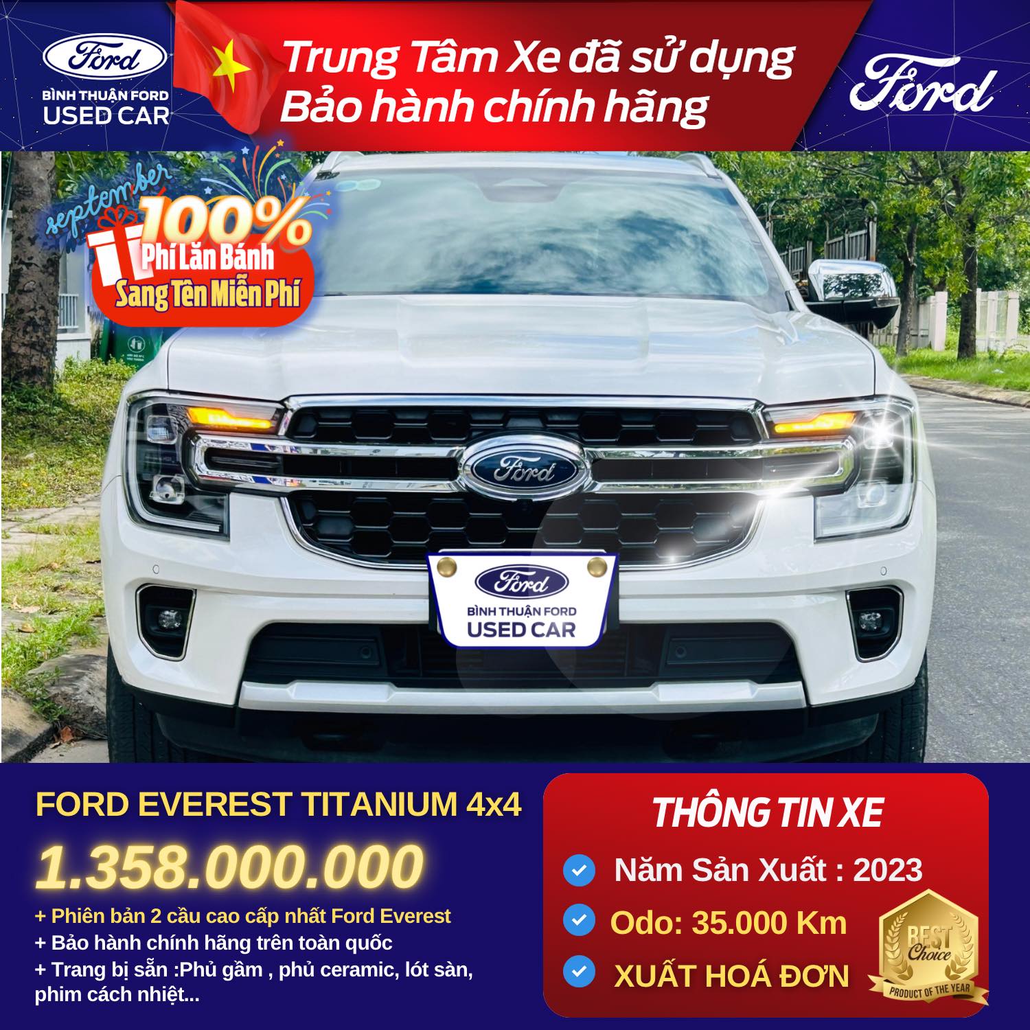 Hình ảnh xe FORD EVEREST TITANIUM 4X4