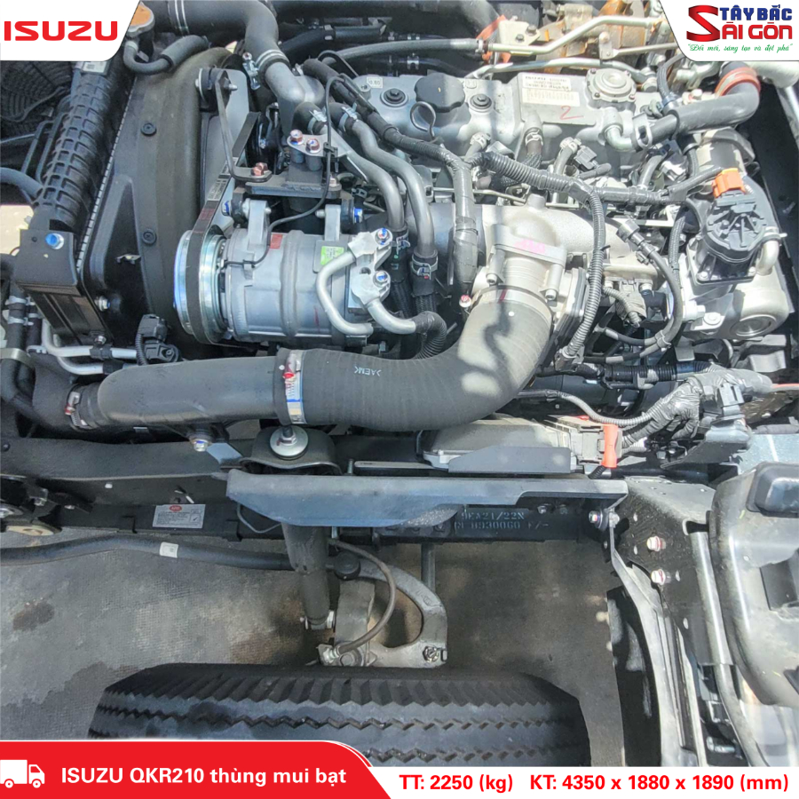 Hình ảnh xe ISUZU QKR210 MUI BẠT E5 2025