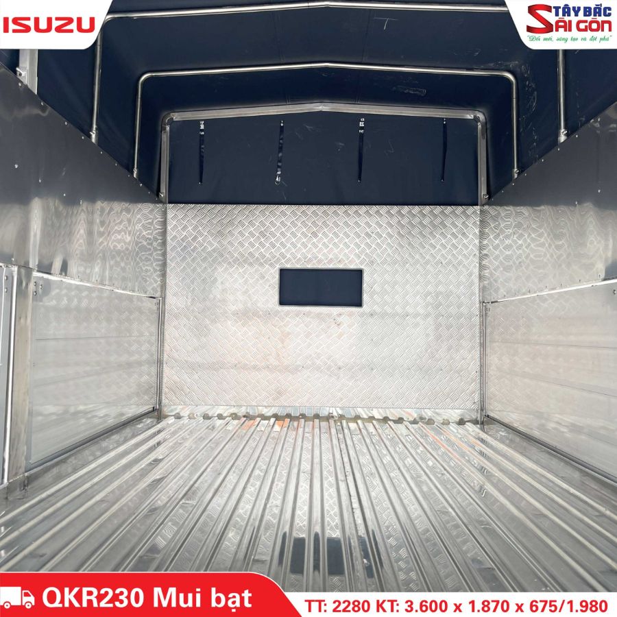 Hình ảnh xe ISUZU QKR230 MUI BẠT E5 2025