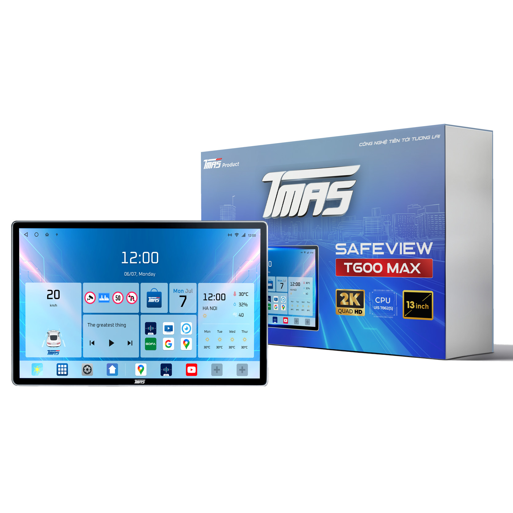 Hình ảnh xe Màn hình Android TMAS T600 MAX