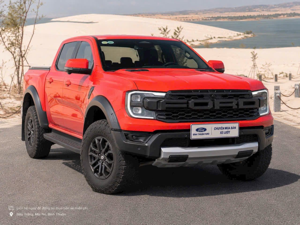 Hình ảnh xe FORD RANGER RAPTOR 2.0 ĐỎ CAM 2023 - 27.000KM