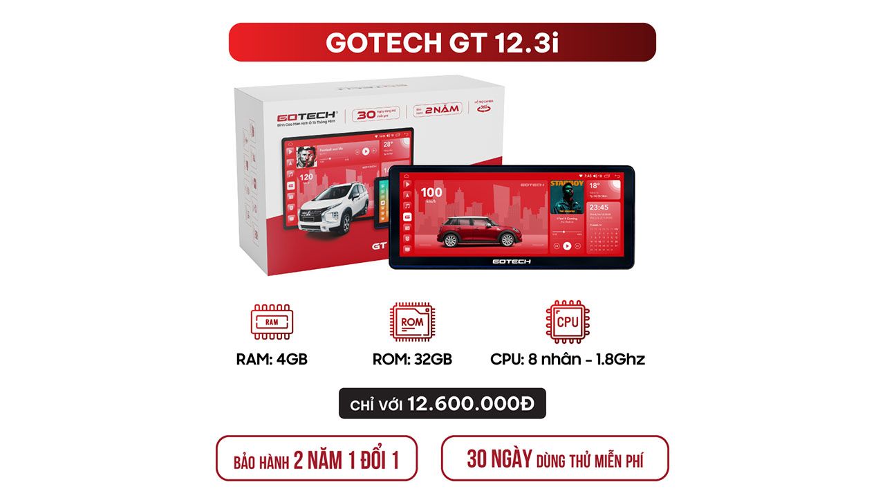 Hình ảnh xe  Màn hình ô tô thông minh GOTECH GT12.3i