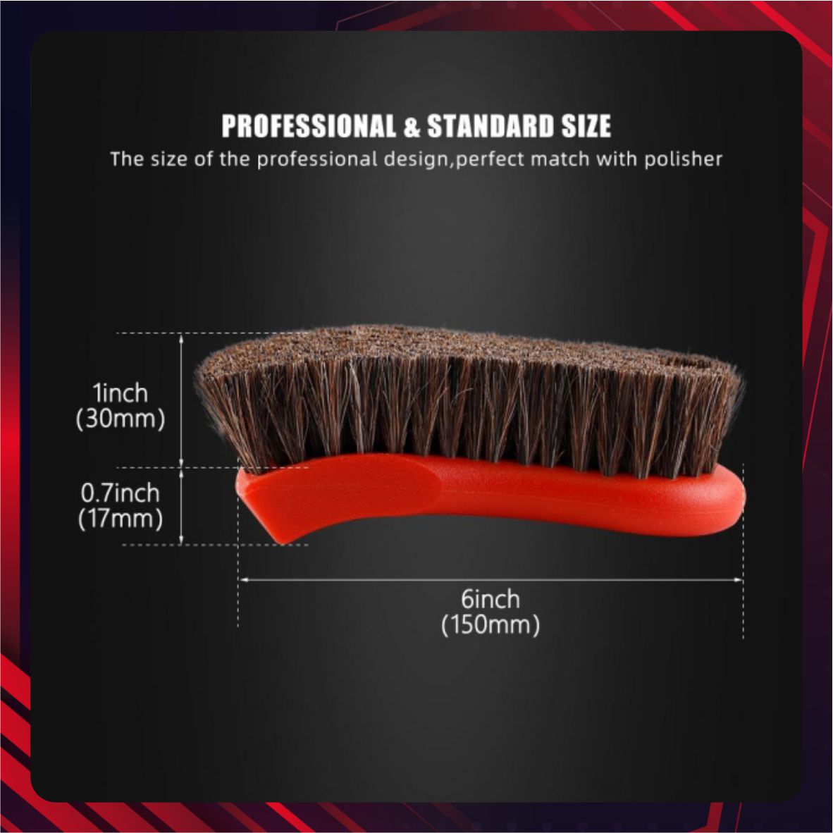 Hình ảnh xe Bàn chải vệ sinh nội thất (thân cam) - SPTA - CDBPLHH