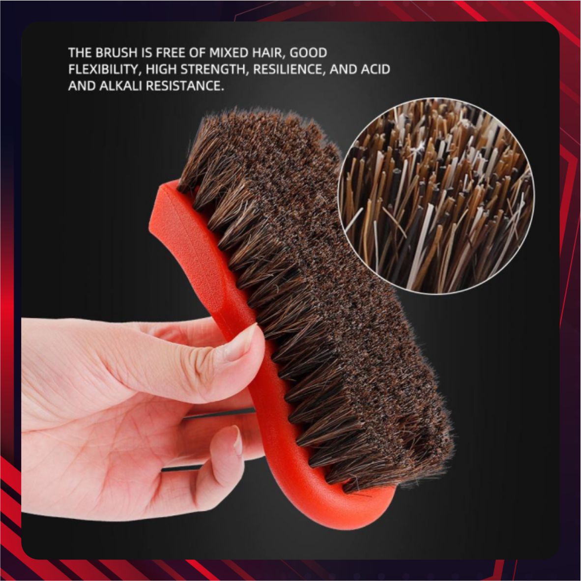 Hình ảnh xe Bàn chải vệ sinh nội thất (thân cam) - SPTA - CDBPLHH