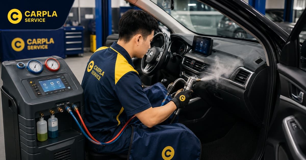 Bảo dưỡng điều hòa ô tô: Quy trình và bảng giá bảo dưỡng