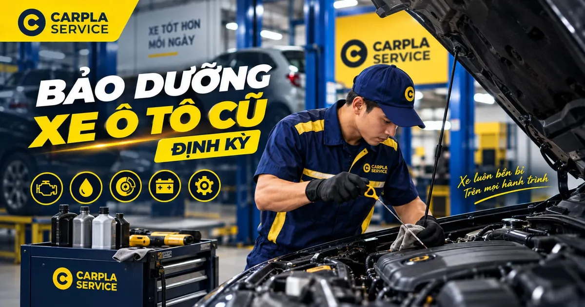 13 Bộ phận quan trọng khi bảo dưỡng xe ô tô cũ