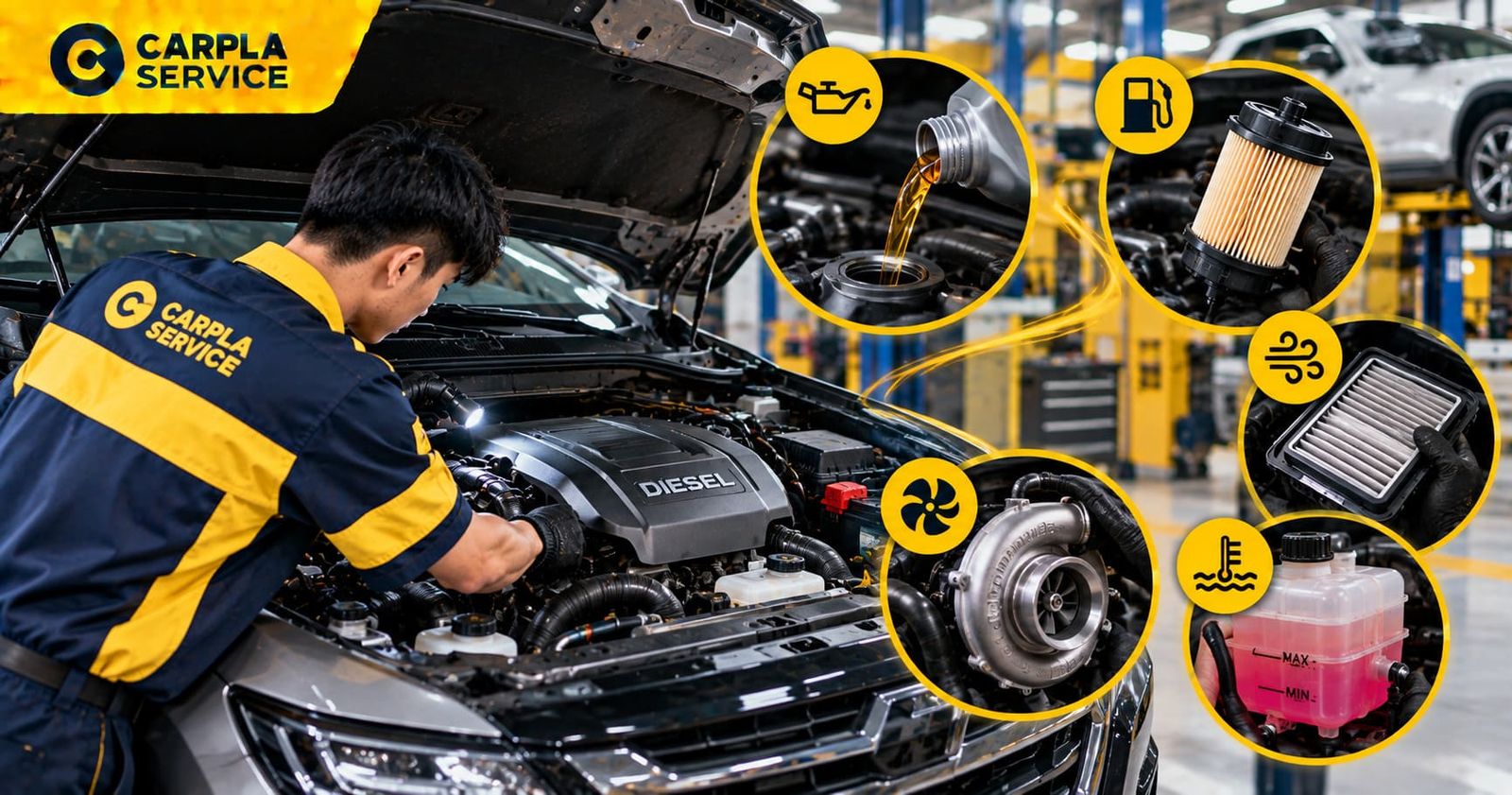 Các Hạng Mục Bảo Dưỡng Xe Ô Tô Máy Dầu Bạn Cần Biết