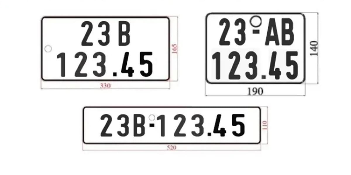 Biển số xe 23 tỉnh Hà Giang