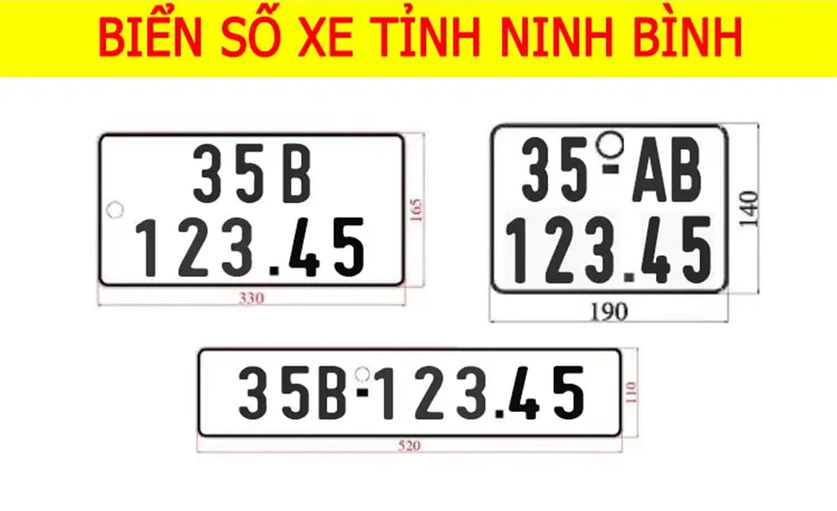 biển số xe 35 là tỉnh nào?