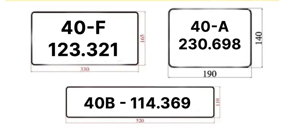 Biển số xe 40 là của Hà Nội