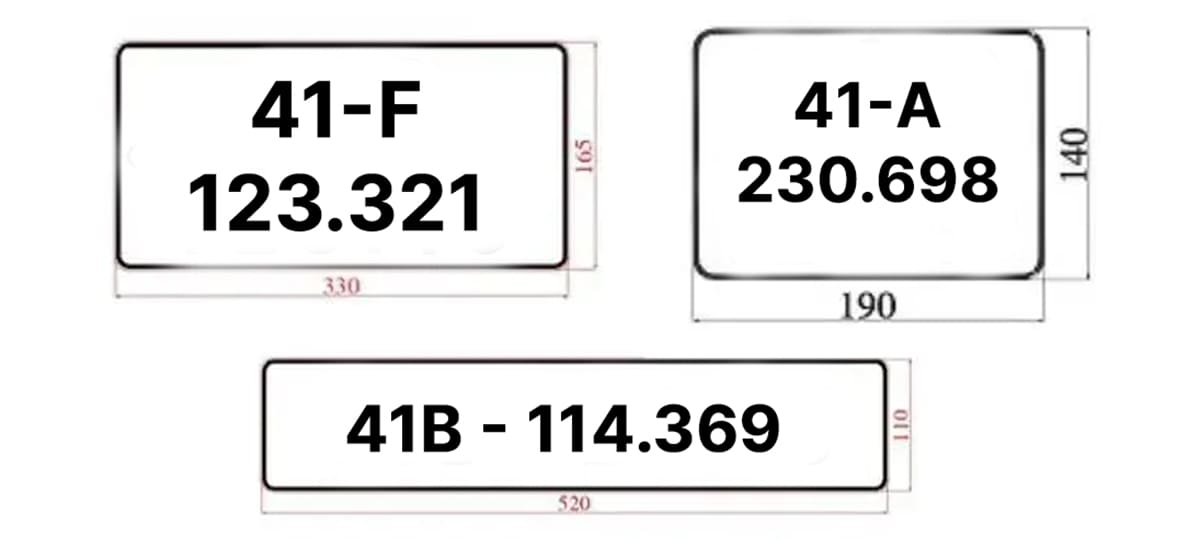 Biển số xe 41 là của Tp. Hồ Chí Minh
