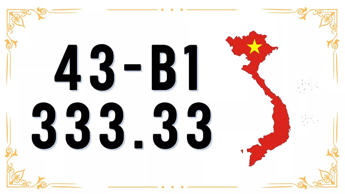 Biển số xe 43 là của Đà Nẵng
