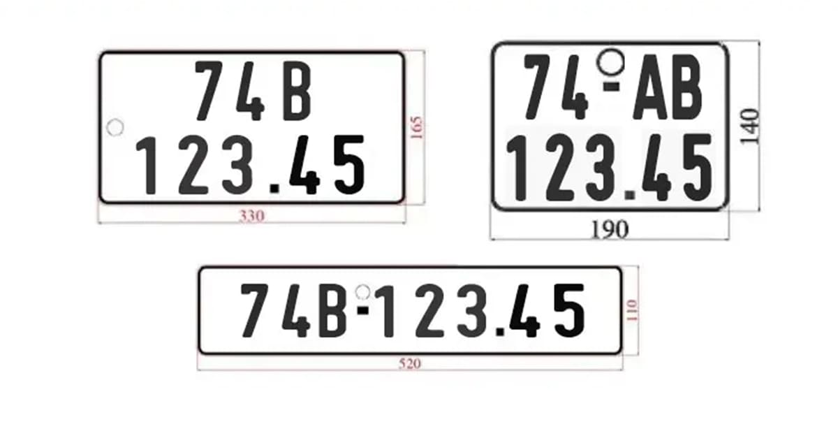 Biển số xe 74 là tỉnh nào?