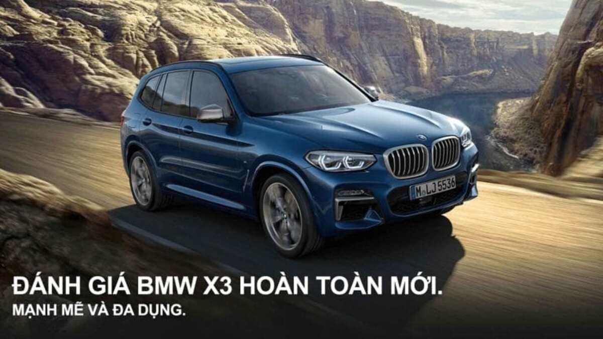 BMW X3 mang lại trải nghiệm vận hành mạnh mẽ và bền bỉ cho xe