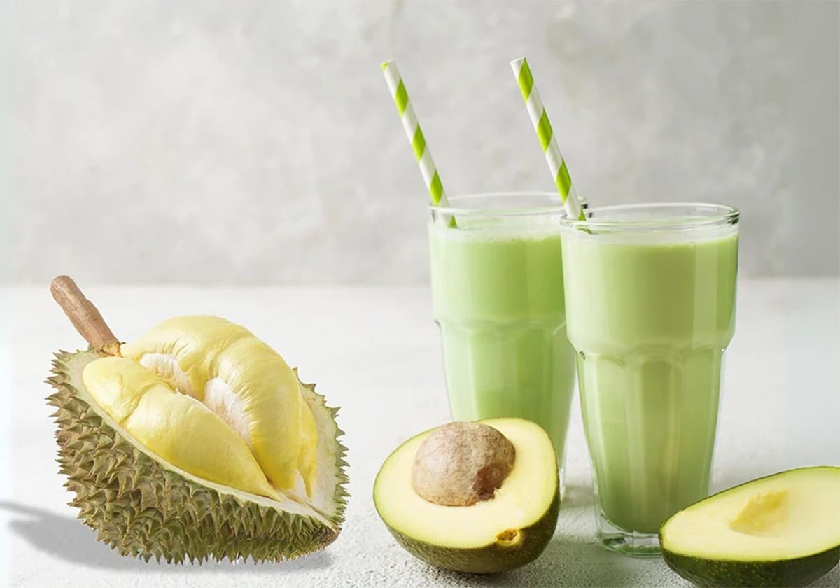 Bơ sáp và sầu riêng