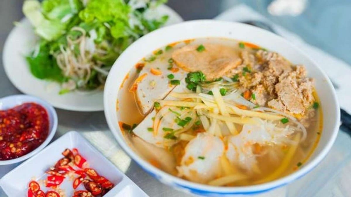 Bún chả cá Quy Nhơn