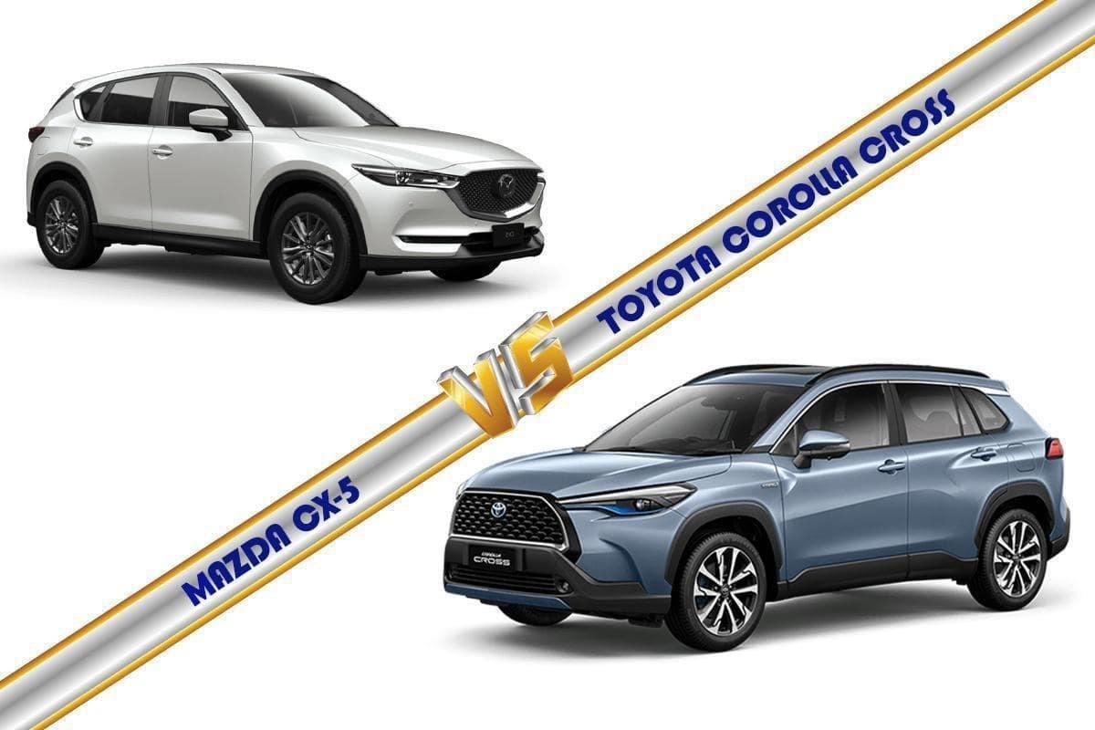 Cả Toyota Corolla Cross 2020 và Mazda CX-5 2020 đều có ngoại thất bắt mắt