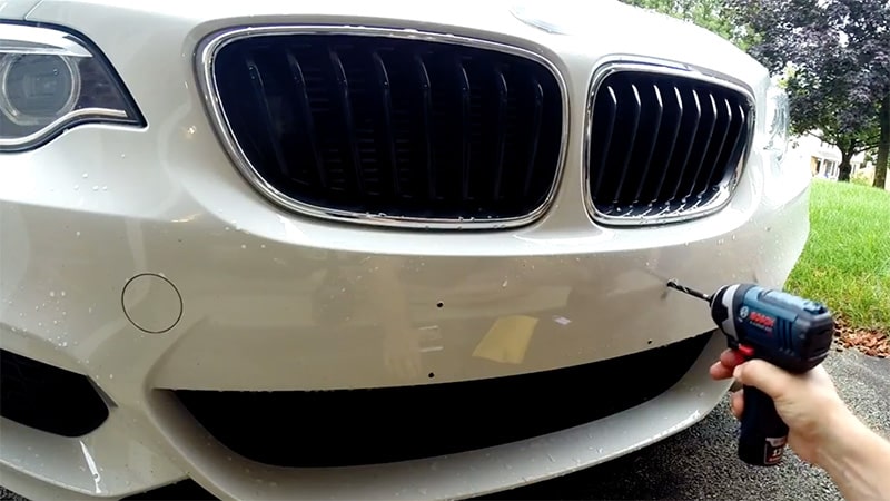 Cách lắp biển số xe ô tô khung inox