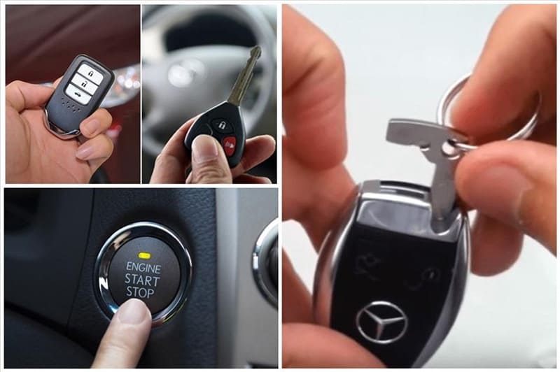 Cách nổ máy khi chìa khóa thông minh đời đầu hết pin