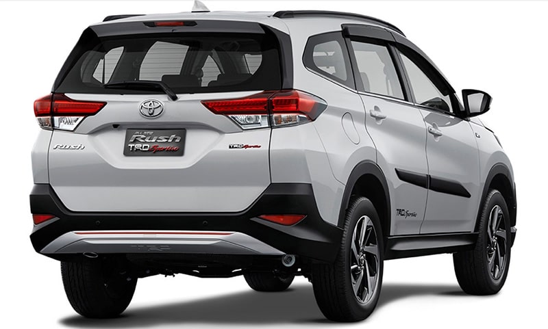Đánh giá đuôi xe Toyota Rush 2018
