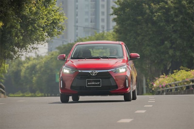 Đánh giá ngoại thất đầu xe Toyota Wigo 2023