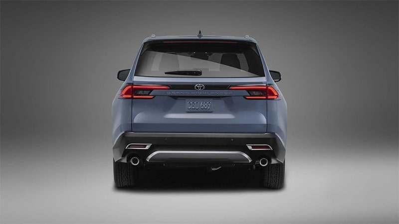 Đánh giá ngoại thất đuôi xe Toyota Highlander 2023