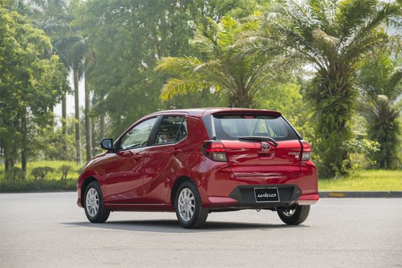 Đánh giá ngoại thất đuôi xe Toyota Wigo 2023