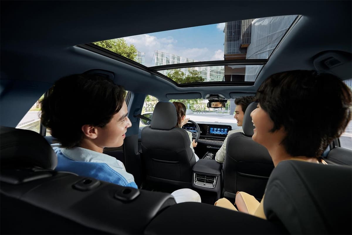 Hệ thống ghế sau xe Ford Territory 2022 cho người ngồi cảm giác thoải mái