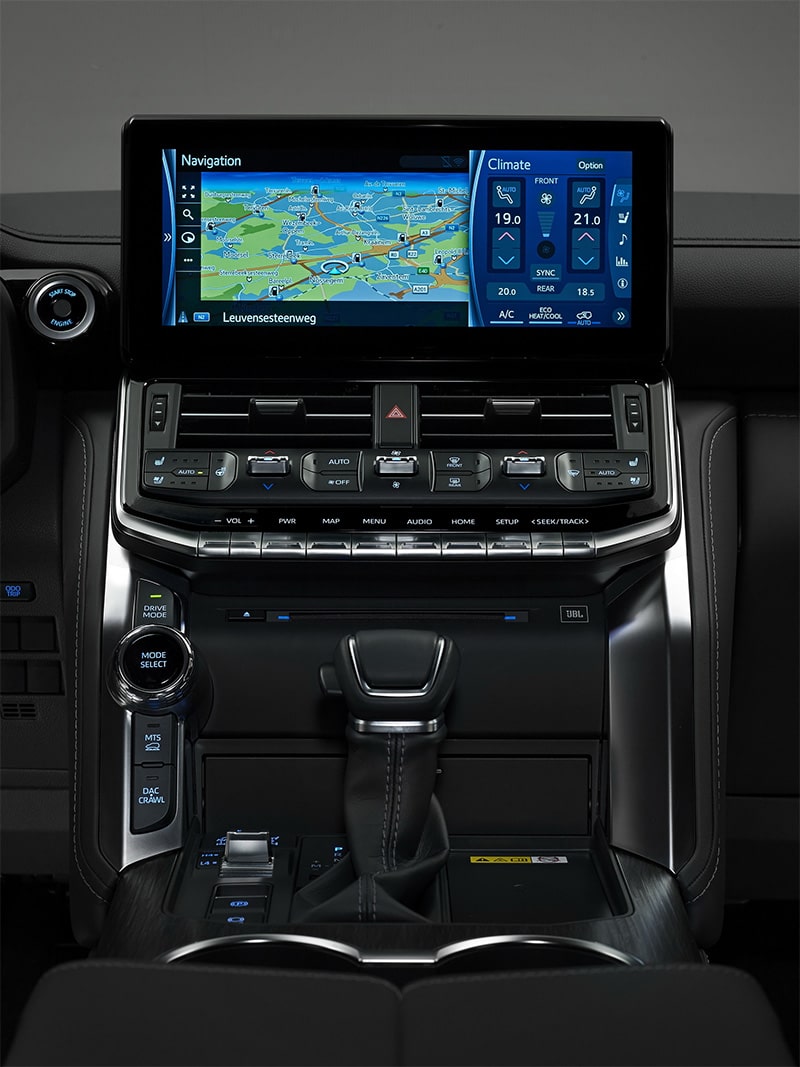 Đánh giá nội thất xe Toyota Land Cruiser 2021