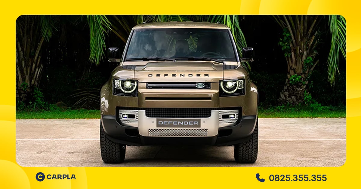 Đầu xe Defender 90 hầm hố đậm chất off-road mạnh mẽ