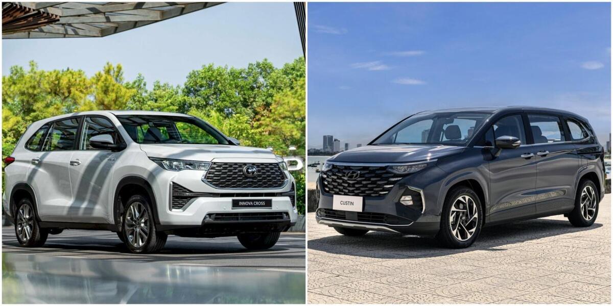 Động cơ Innova Cross Hybrid hay Hyundai Custin khác biệt nhiều nhất