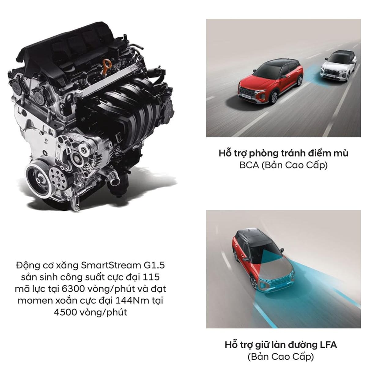 Động cơ và vận hành xe Hyundai Creta 2021