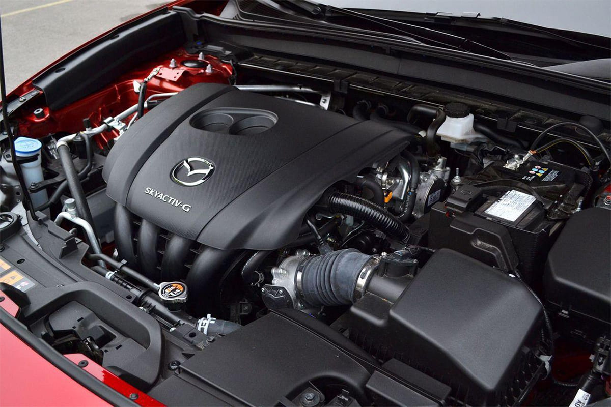 Động cơ SkyActiv-G I-4 dung tích 2.0L của xe Mazda CX-30 2023