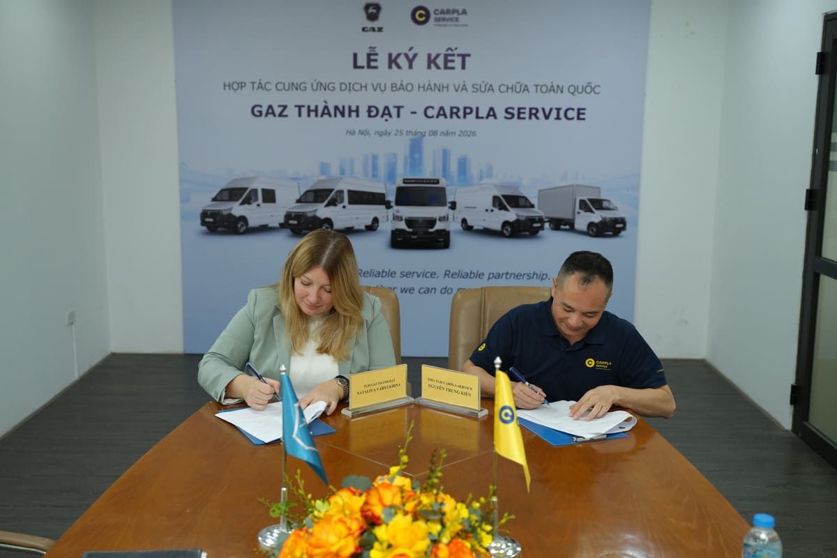 CARPLA SERVICE HỢP TÁC CÙNG GAZ VIỆT NAM CUNG ỨNG DỊCH VỤ BẢO HÀNH, BẢO DƯỠNG TRÊN TOÀN QUỐC