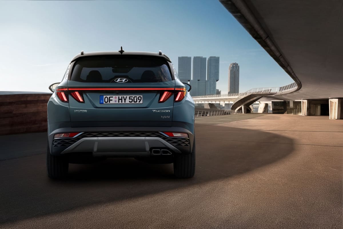 Đuôi xe Hyundai Tucson 2021